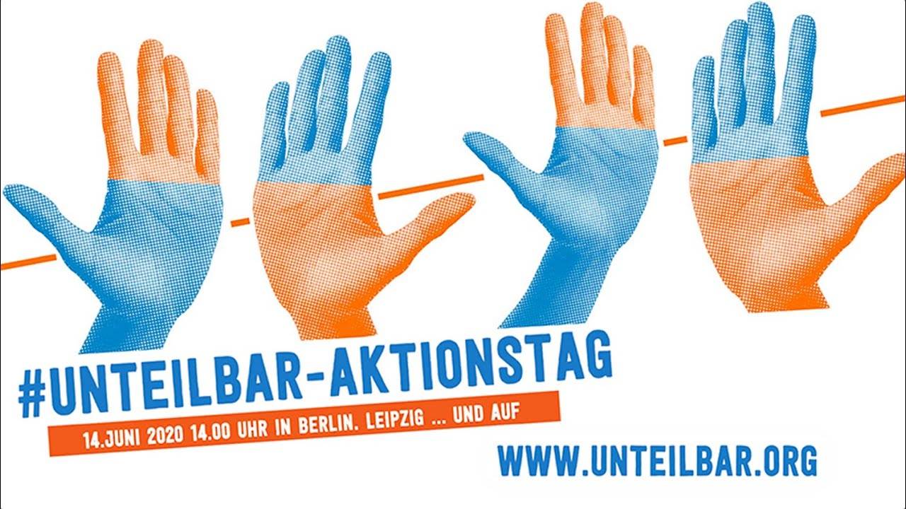 #SoGehtSolidarisch - am 14. Juni verantwortungsbewusst und mit Abstand demonstrieren.